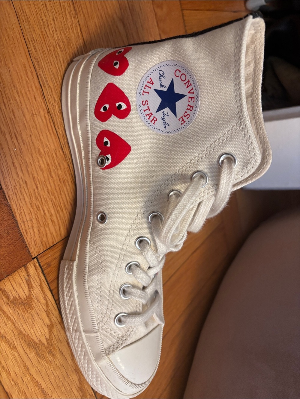 Converse x Comme des Garçons high tops